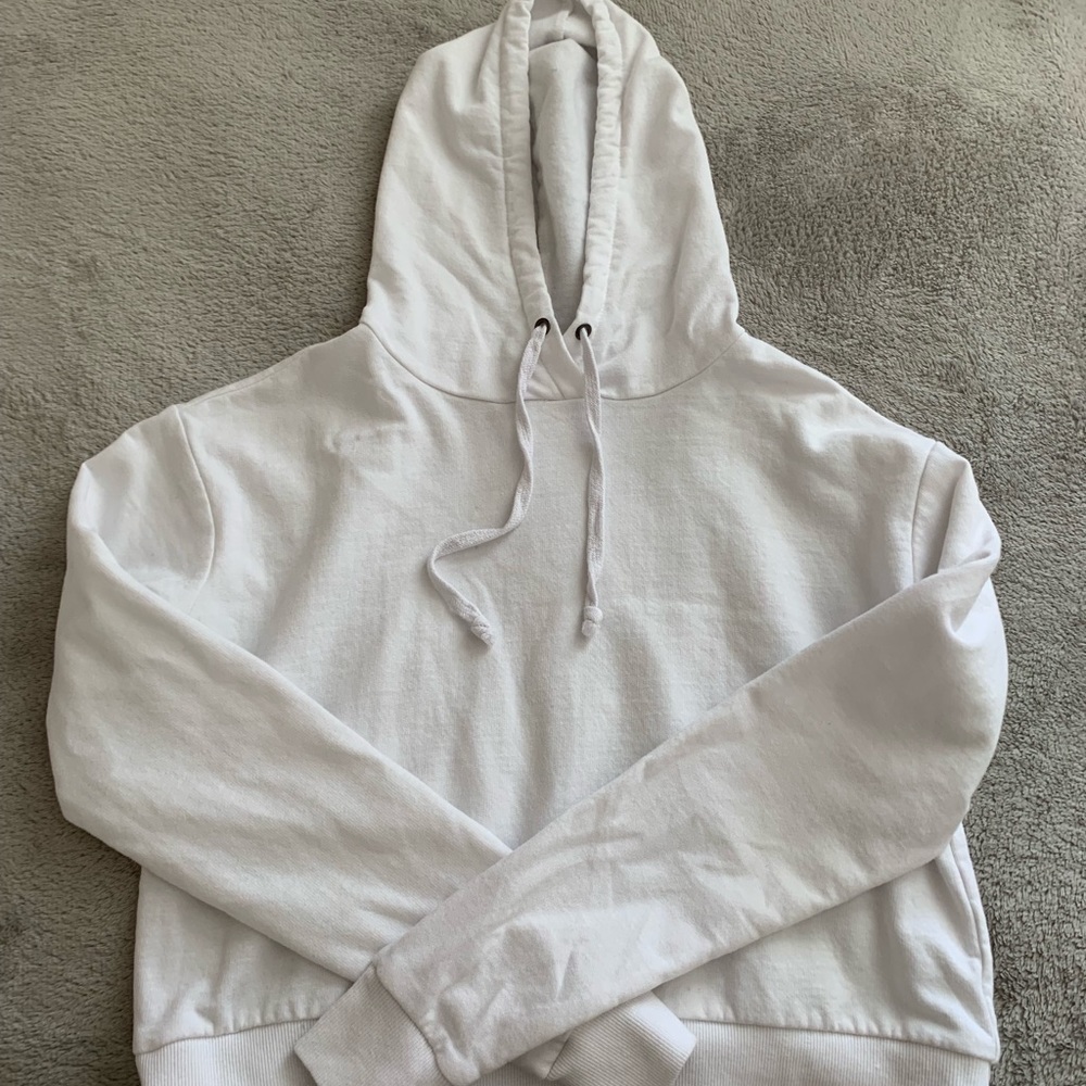 White sweatshirt